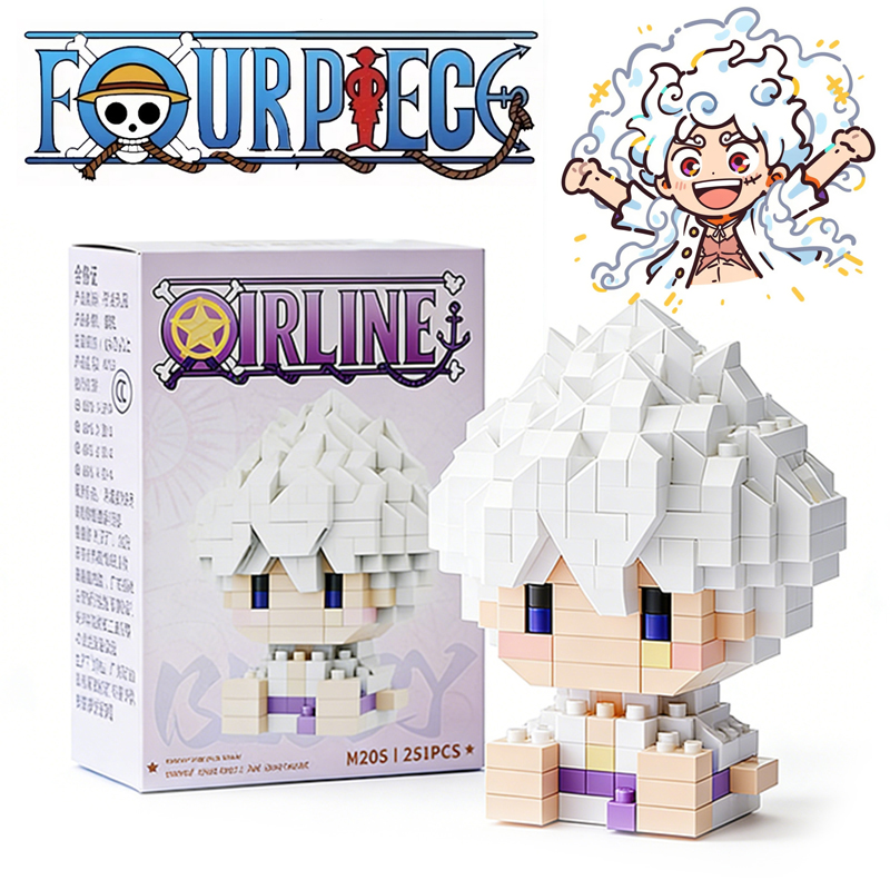 Building Block Mini - ONE PIECE Sun God Nika Luffy