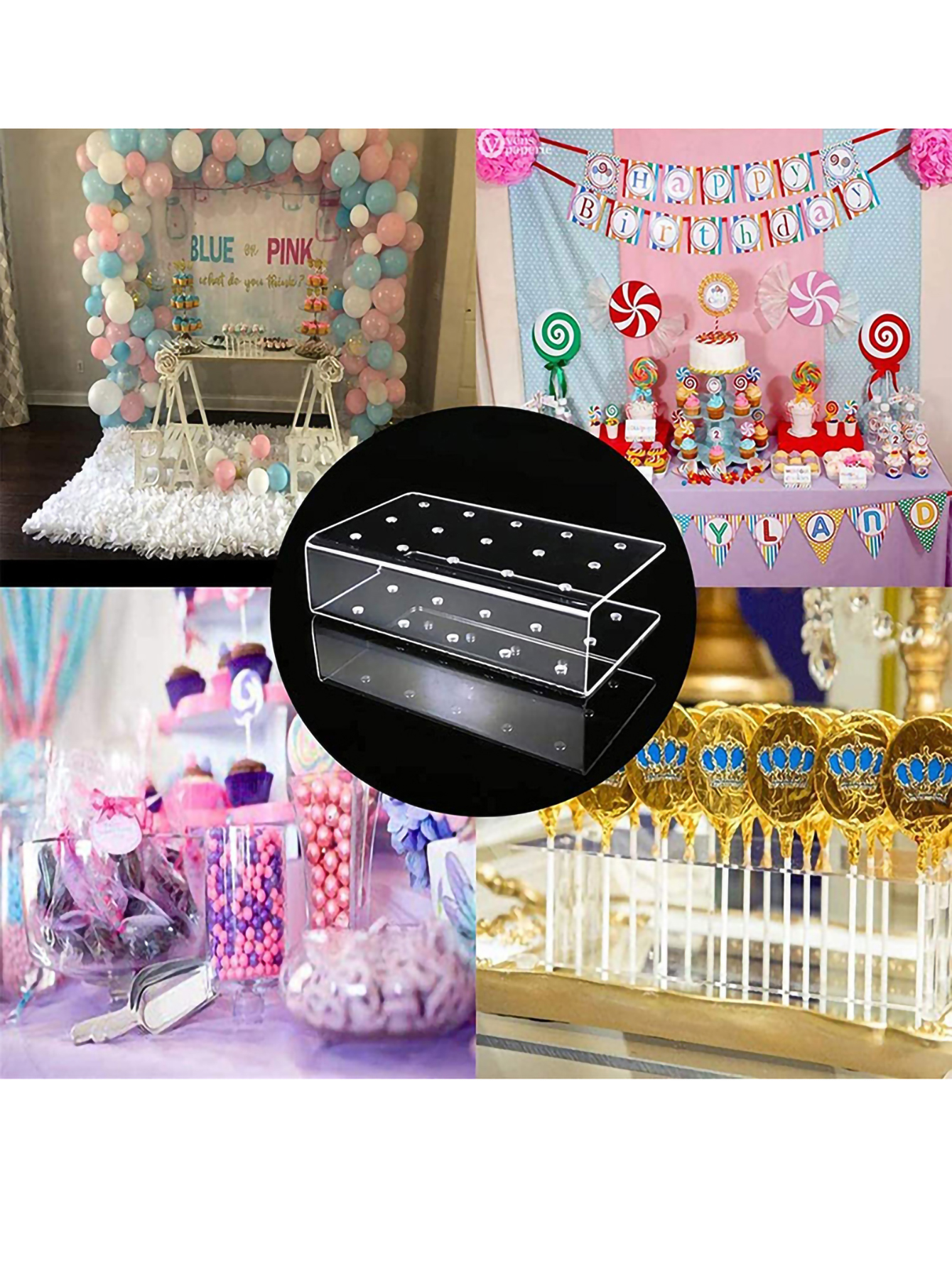 1PC 15 Hole Cake Pop Stand Can - Pop Display Shelf recensie en prijs