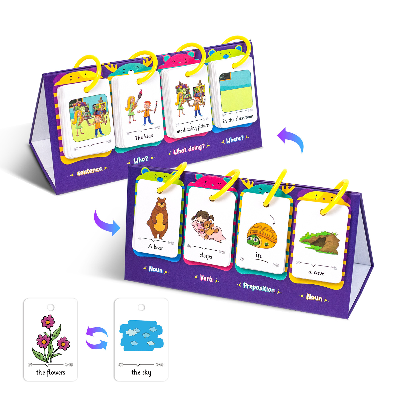 80Pcs Table Model Visual Word  - Graded Card Display recensie en prijs