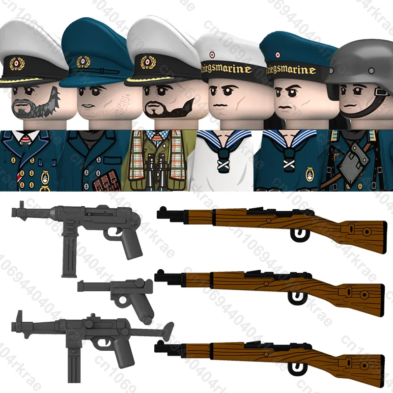 Military WW2 German Navy Figur - Lego Minifigure Holder recensie en prijs