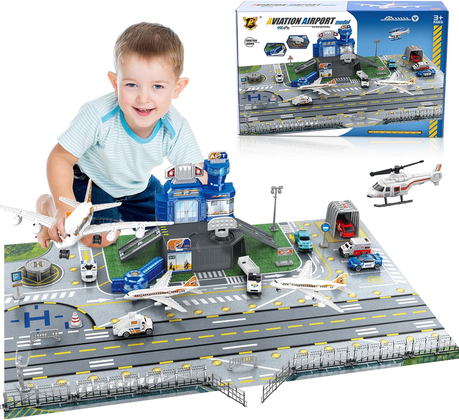 Children's Airport Scene Toy S - Model Airplane Plastic recensie en prijs