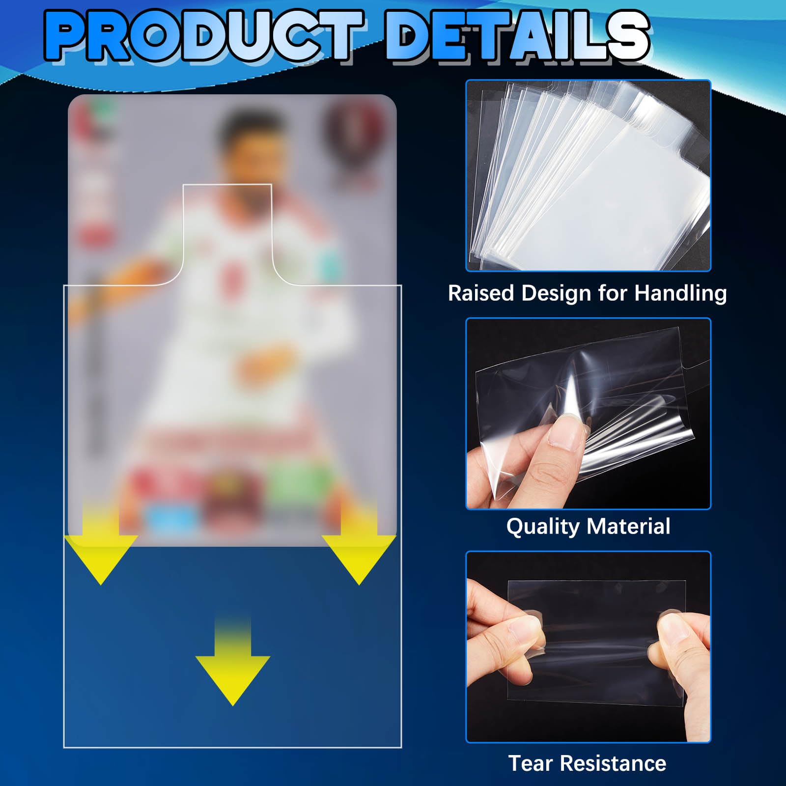 100-1000pcs 65*90mm Raised Typ - Card Penny Sleeve recensie en prijs
