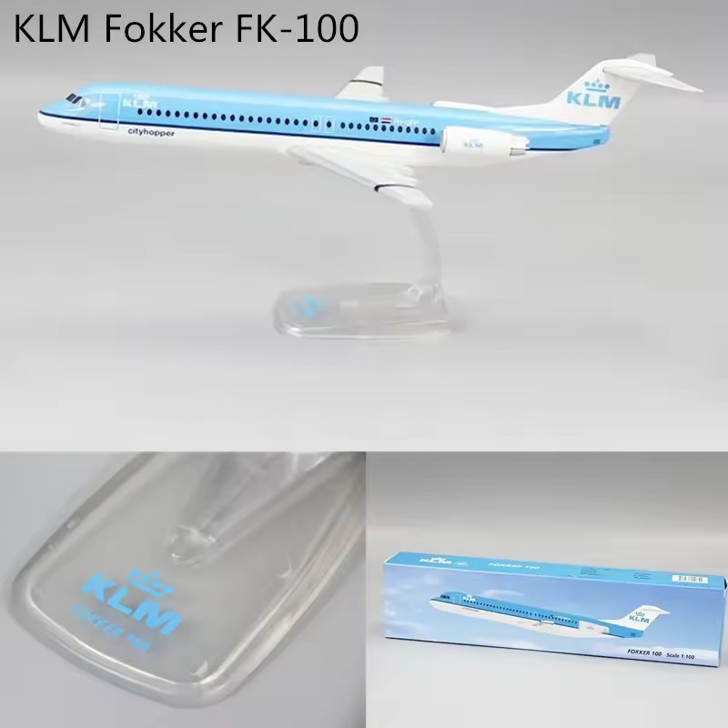 1/100 Scale Air /KLM FK-100/SM - Model Airplane Plastic recensie en prijs
