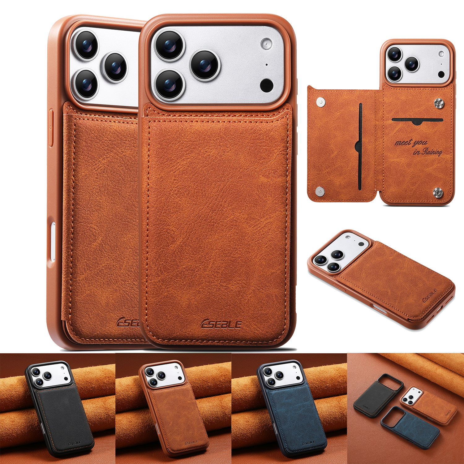 Luxury Retro Flip Card Leather - Card Top Loader recensie en prijs