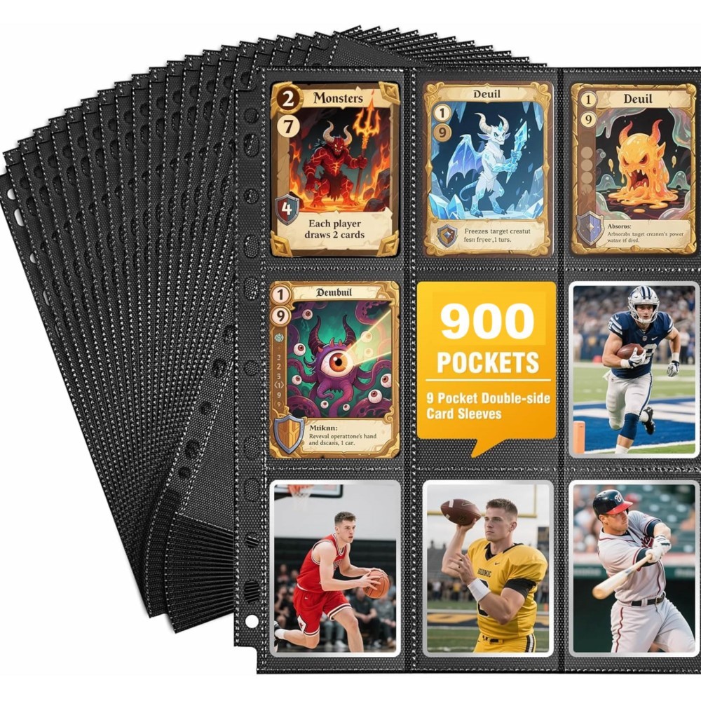 50Pack 900 Pockets Trading Car - Trading Card Binder recensie en prijs