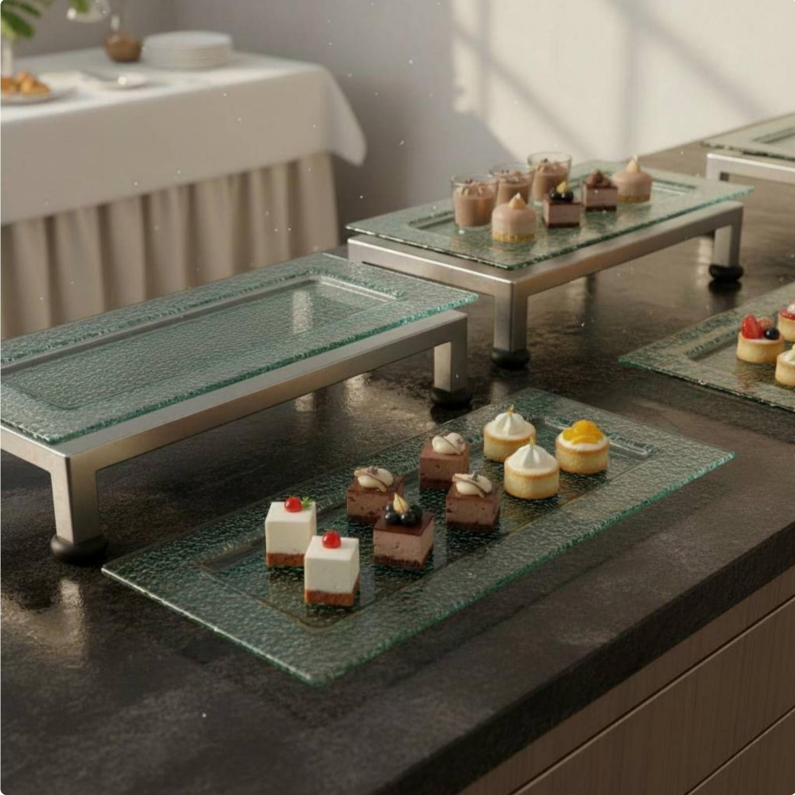 3-Tier Serving Stand Multifunc - Display Risers Set recensie en prijs