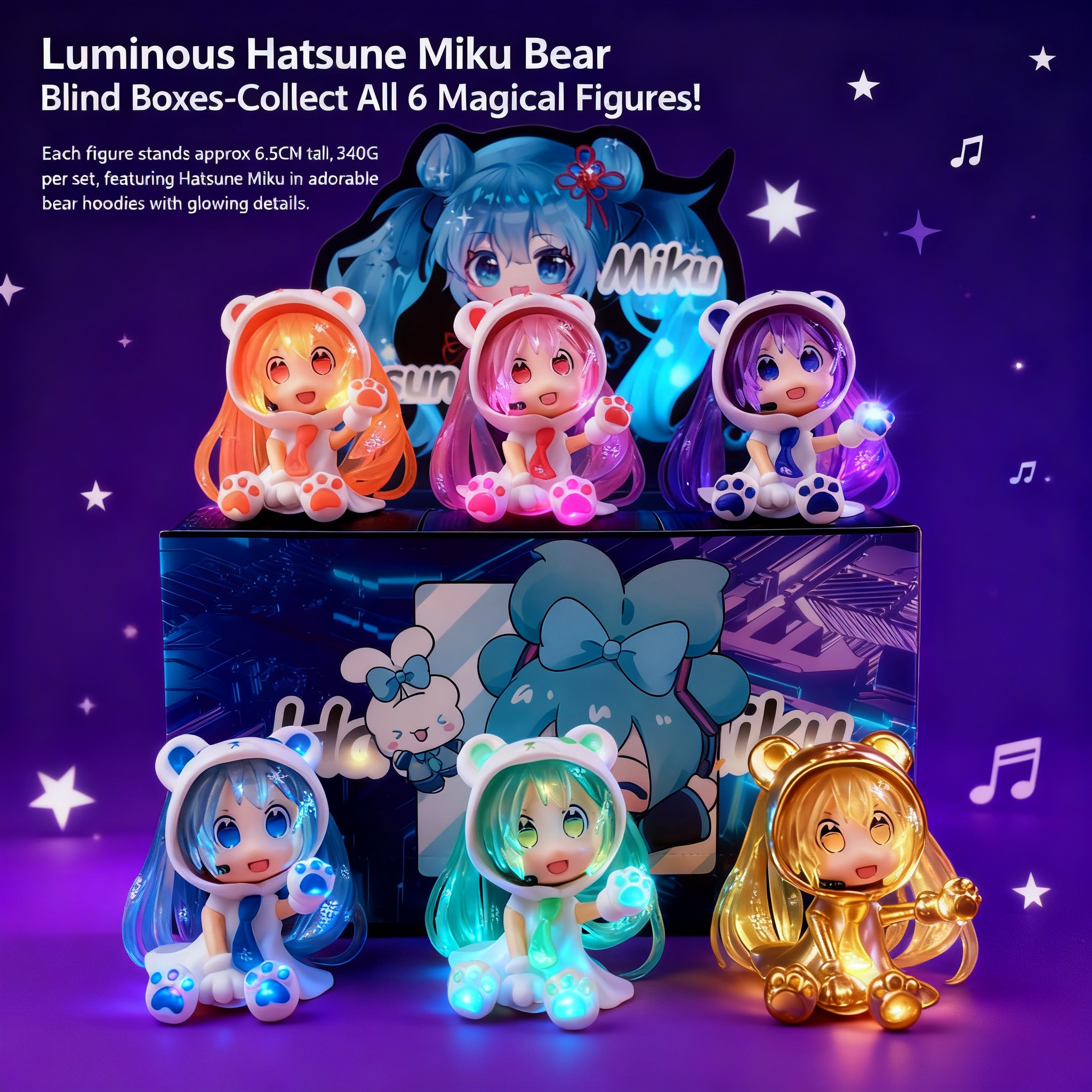 Glow in the Dark Hatsune Miku  - Capsule Toy Gashapon recensie en prijs