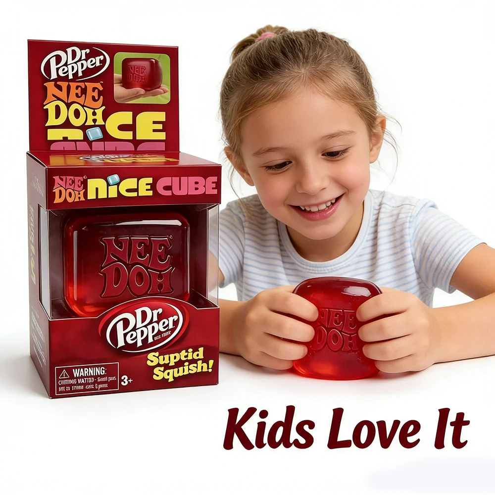 =* Dr Pepper x NeeDoh Nice Cub - Fidget Cube Original recensie en prijs