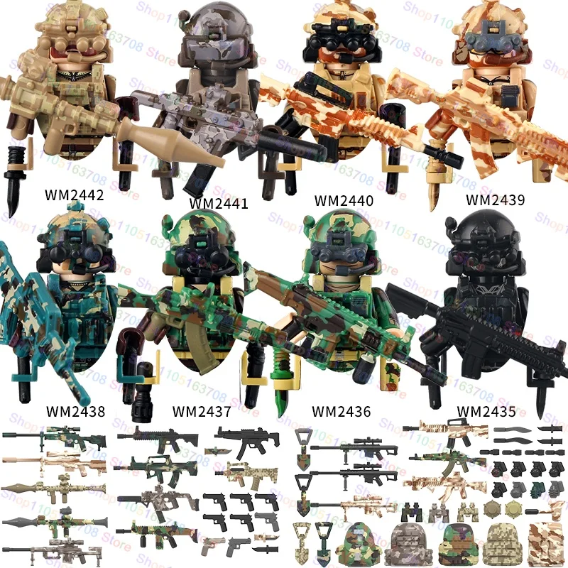 MOC Military Soldiers Action F - Lego Minifigure Holder recensie en prijs