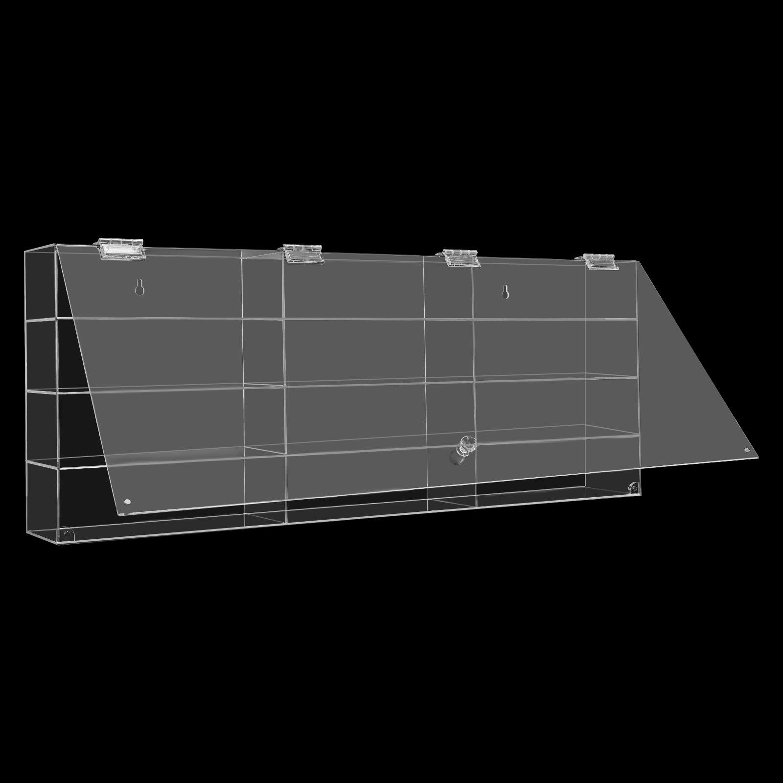4 Tiers Wall Mounted Toy Displ - Display Case Acrylic recensie en prijs
