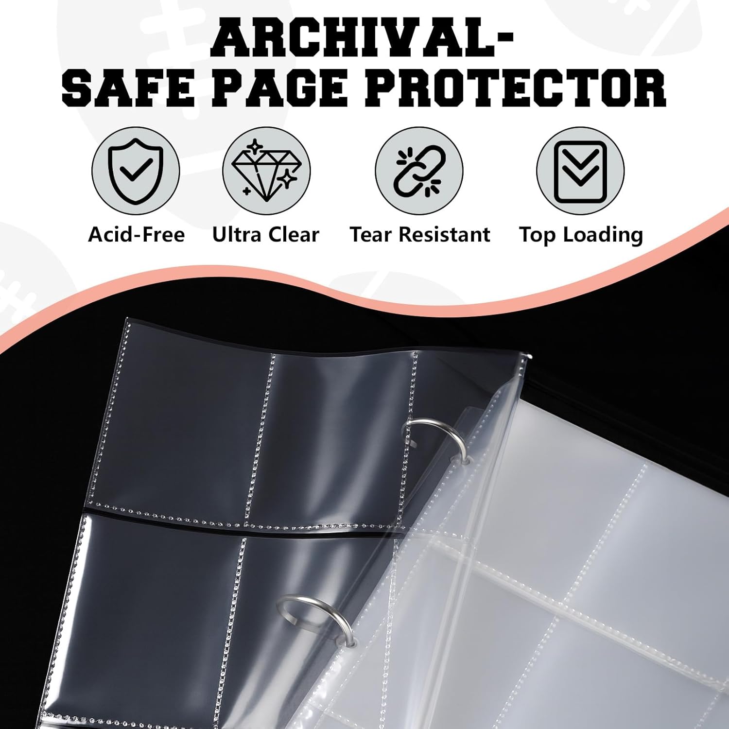 Football Card Binder 9-Pocket  - Trading Card Binder recensie en prijs