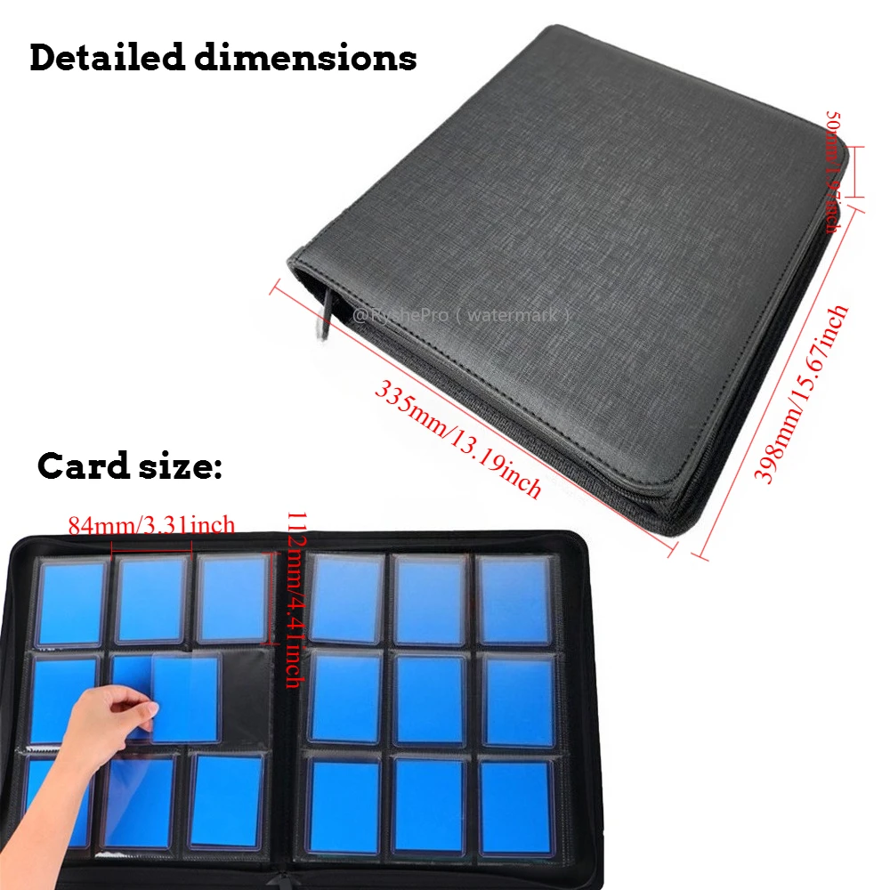 9 Pocket PU Leather Toploader  - Pokemon Binder Card recensie en prijs