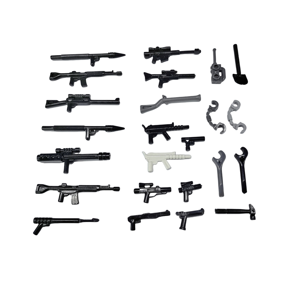 Military WW2 Weapon Guns Soldi - Lego Minifigure Holder recensie en prijs