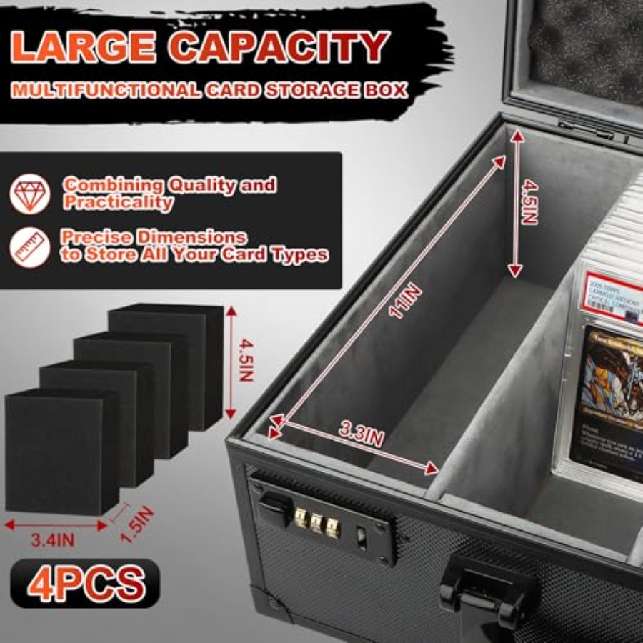 Graded Card Storage Box Holds  - Card Top Loader recensie en prijs