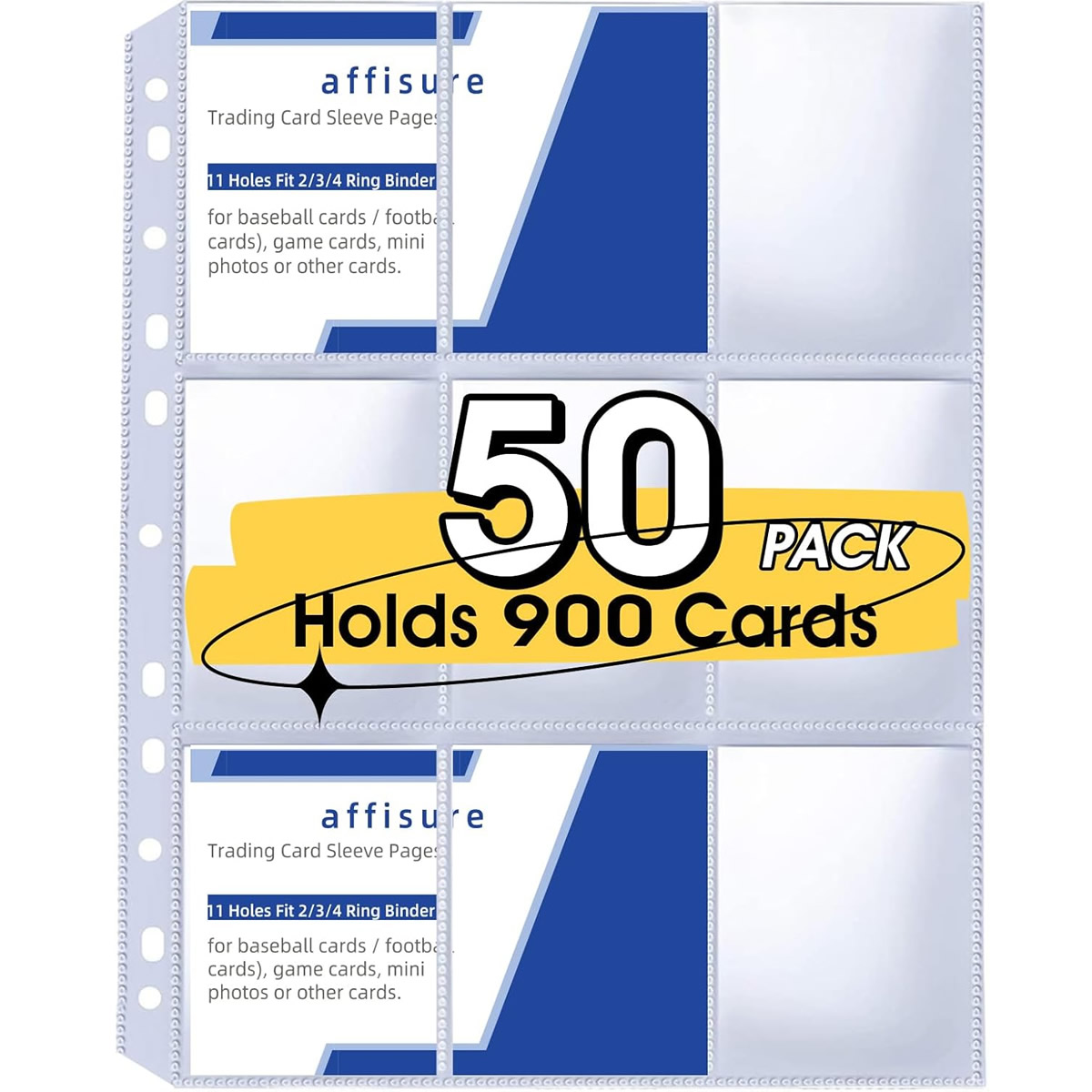 50 Pack 9 Pocket Card Sleeves  - Pokemon Binder Card recensie en prijs