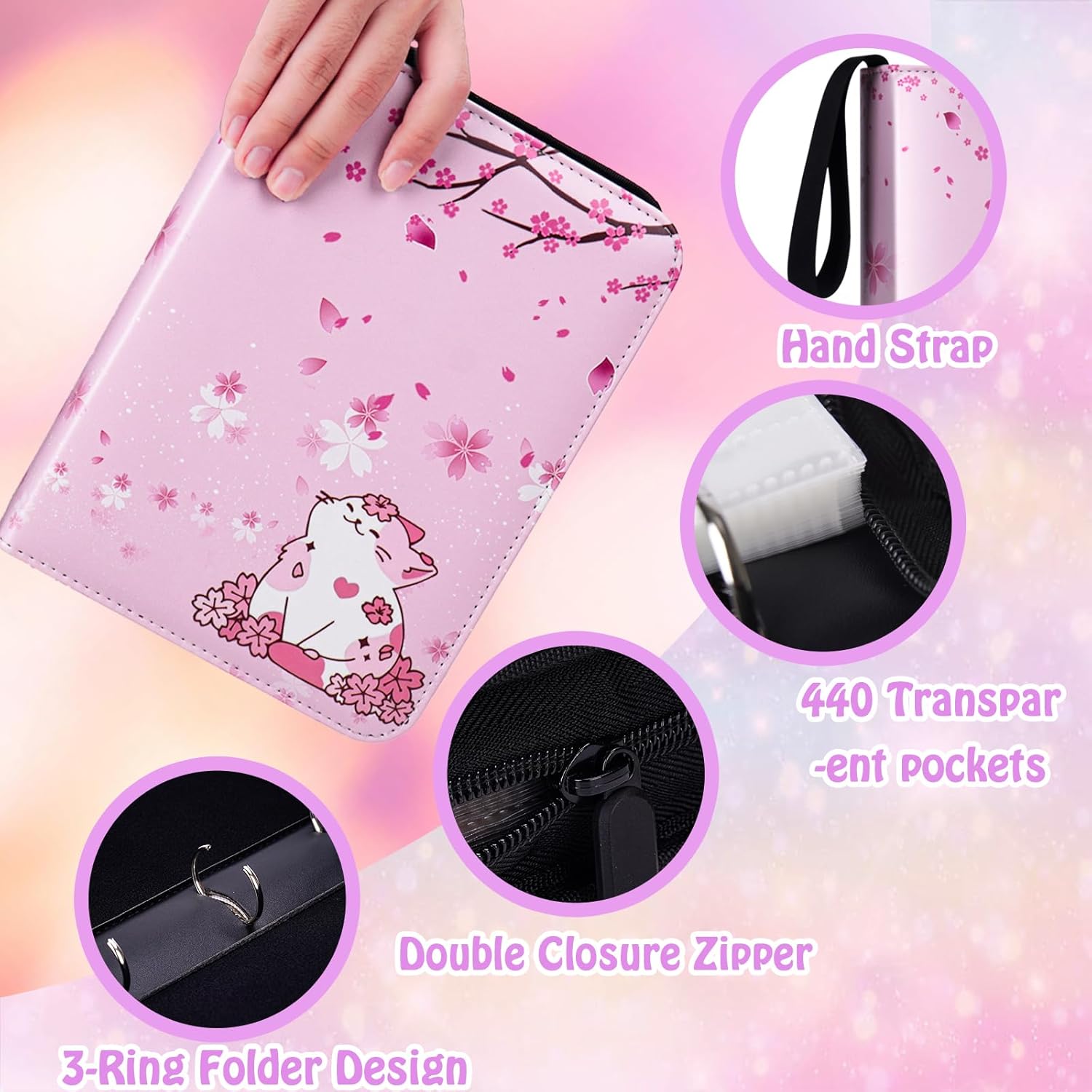 440 Card Binder for Girls with - Trading Card Binder recensie en prijs