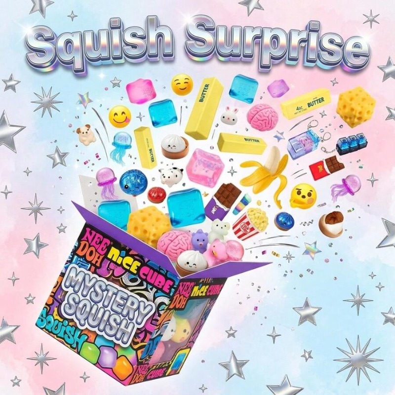 Holiday Squishy Mystery Blind  - Mystery Box Blind Bag recensie en prijs