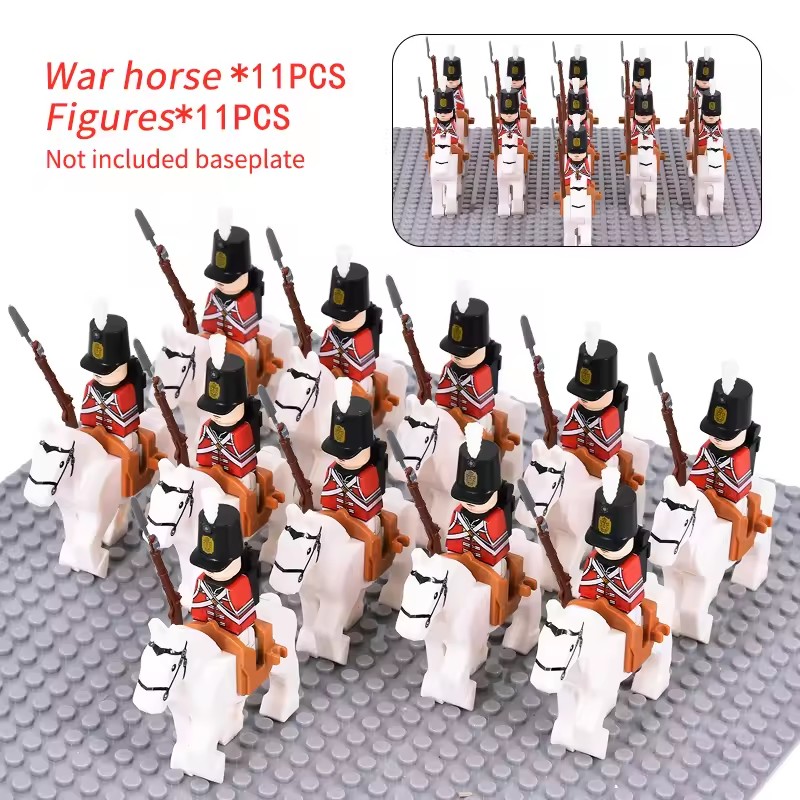 10pcs Napoleonic Wars Military - Lego Minifigure Holder recensie en prijs