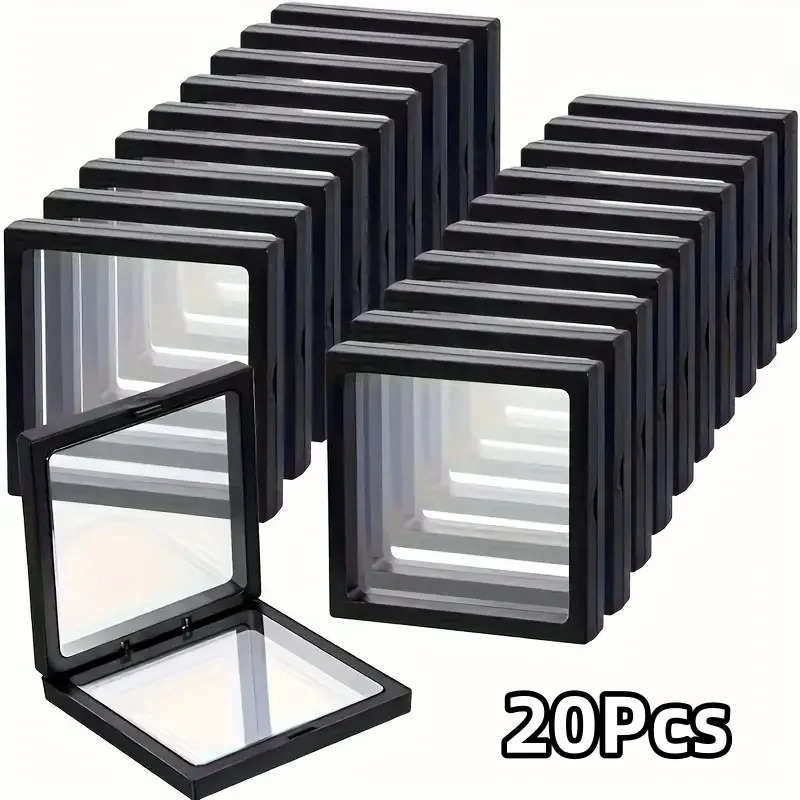 20Pcs Clearview 3D Floating Di - Display Case Acrylic recensie en prijs