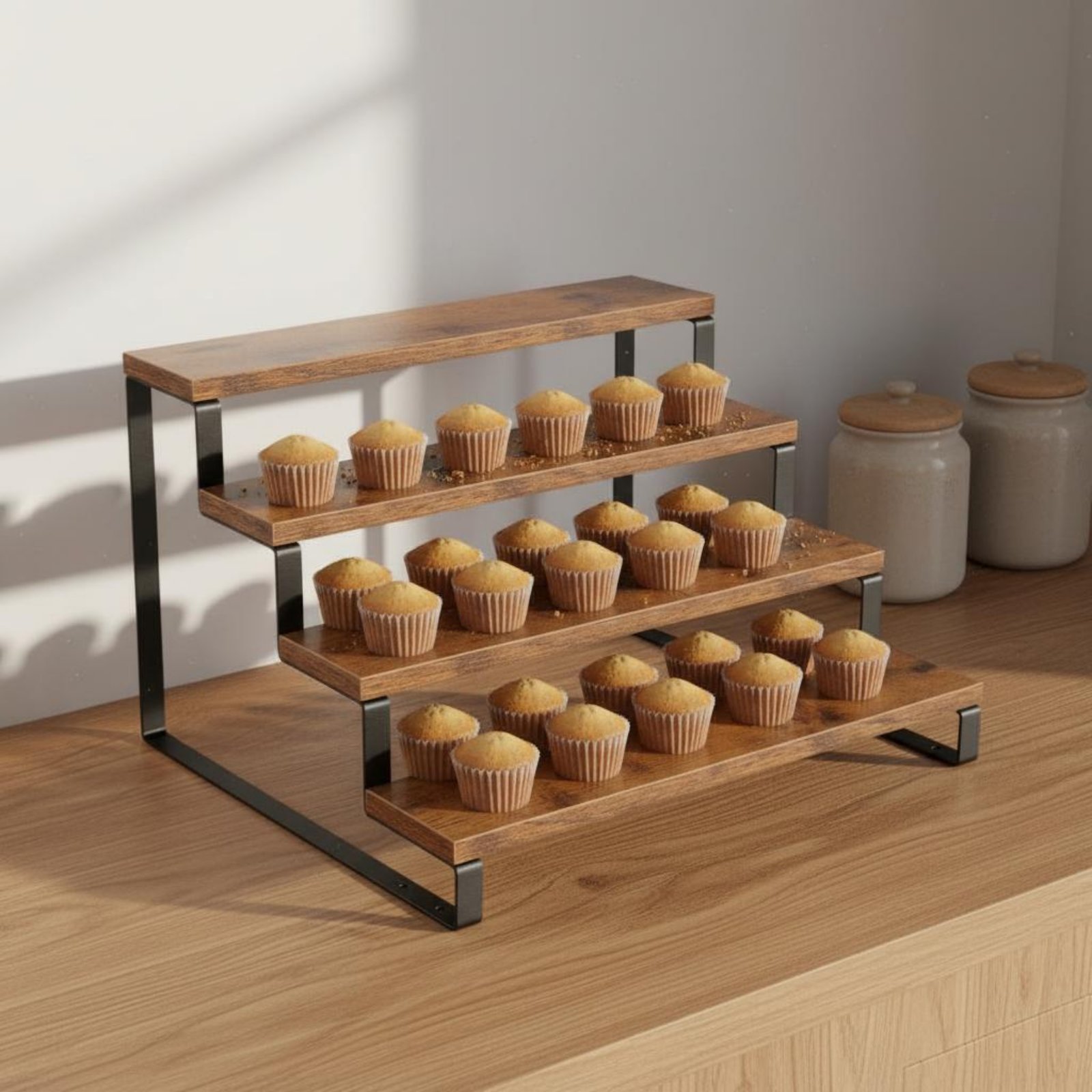 4 Tier Display Riser Space Sav - Display Risers Set recensie en prijs