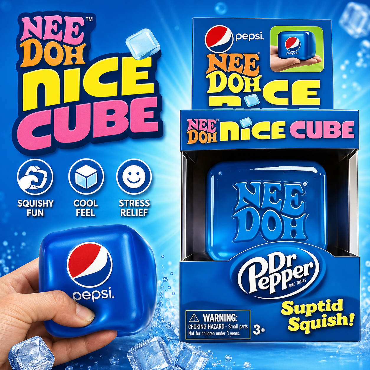 In Stock 2026 Needoh Squeeze S - Fidget Cube Original recensie en prijs