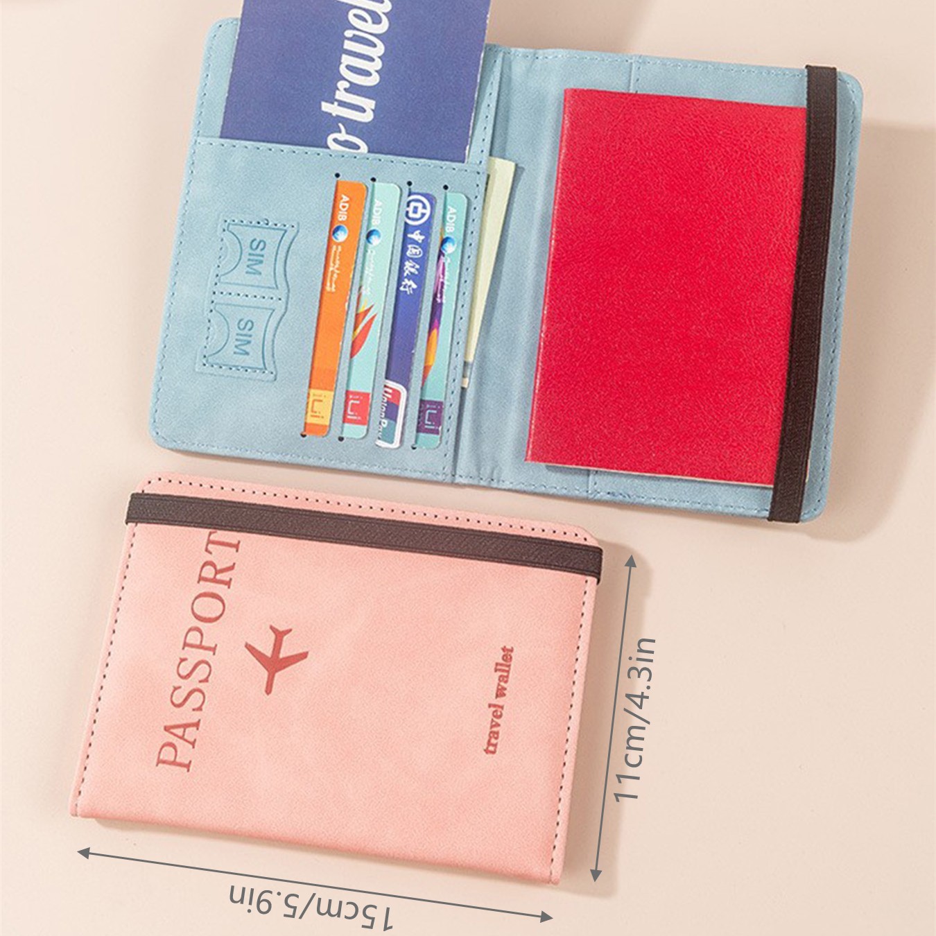 Passport Holder Travel Wallet  - Card Top Loader recensie en prijs